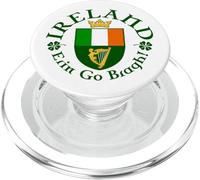 Ireland Erin Go Bragh Heraldic Badge Flag PopSockets PopGrip for MagSafe
