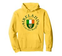 Ireland Erin Go Bragh Heraldic Badge Flag Pullover Hoodie