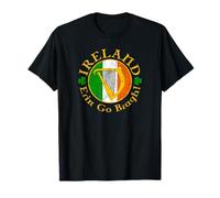 Ireland Erin Go Bragh! Irish Harp T-Shirt