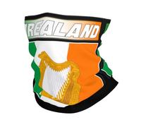 Ireland Flag Irish Emblem Unisex Tube Scarf Stylish Balaclava Breathable Headwear For Sports Football Camping