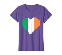 Ireland Flag Irish Flag Irish Pride Heart Irish Roots T-Shirt