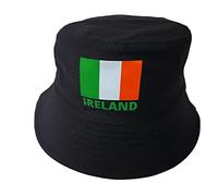 Ireland Flag Logo Bucket hat. Fast UK Post 48-72 Hour delivery. Black