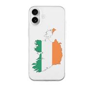 Ireland Flag Map Cute Case Compatible with iPhone 16 16 Plus 16 Pro 16 Pro Max 16 E Phone Cover
