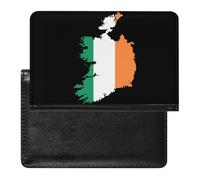 Ireland Flag Map Funny Passport Holder for Travel Wallet Cover Document Organizer with Card Slot