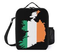 Ireland Flag Map Small Insulated Lunch Bag Tote