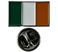 Ireland Flag Pin Badge | Small Rectangle enamel Ireland Lapel badge accesory ideal for business meetings | With butterfly Clasp | Size : 20mm x 10mm