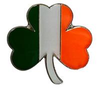 Ireland Flag Shamrock Motorcycle Hat Cap lapel Pin