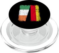Ireland Germany Half Flag Irish German Unity Pride PopSockets PopGrip for MagSafe