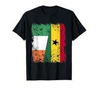 Ireland Ghana Dual Flag Irish Ghanaian Half Heritage T-Shirt