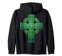 Ireland Irish Celtic Cross Christian Scottish Celt Zip Hoodie