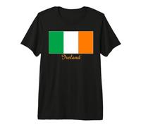 Ireland, Irish Flag Souvenir Premium T-Shirt