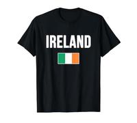 Ireland Irish Flag Value Graphic T-Shirt, Men, Black, M