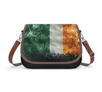 Ireland Irish Flag Women's Crossbody Bag Fashion Shoulder Handbags Message Tote Bag with Adjustable Strap