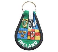 Ireland Irish Four Provences Flag Embroidered Key Fob Ring