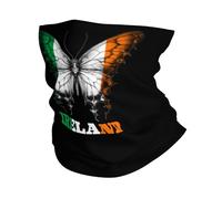 Ireland Irish Irishman Bogtrotter Butterflies Flag Unisex Snood Scarf Soft Snoods Warm Neck Gaiter For Cycling Walking Winter Motorcycle