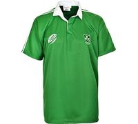 Ireland Irish Retro Rugby Men T-Shirt Size S to 2XL (Emerald Green XL)