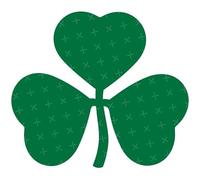 Ireland Irish Shamrock Eire 100mm (4") Vinyl Sticker, Window Decal - Choice of 22 Colours