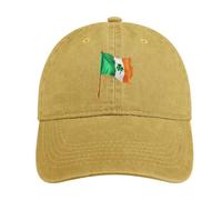 Ireland Irish Shamrock Flag Vintage Baseball Cap Golf Dad Hats Adjustable SnapBack Cap for Men Women Sports Outdoor