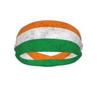 Ireland Irish Vintage Flag Sport Sweatband for Men Women Quick Dry Headbands Non Slip Sweat Proof Hairband Breathable Headwear for Running