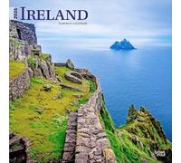 BrownTrout Wall Calendar Ireland 2026 – 16-Month Multilingual Square Flap