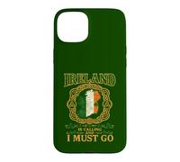 Ireland is Calling and I Must Go Irish Vintage Celtic Knot Case for iPhone 15 Plus