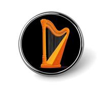 Ireland Leinster Irish Cute Round Lapel Pins Metal Brooch Badge Tie Clothes Accessories for Men Women