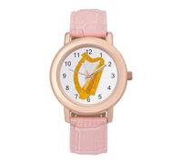 Ireland Leinster Irish Women's Wrist Watch Fashion Alloy Quartz Watch with Strap Easy to Read