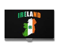 Ireland Map Flag Irish St Patricks Business Card Holder ID Credit Case