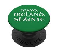 Ireland Mayo Slainte Irish Celtic Pride Patrick County Mayo PopSockets Adhesive PopGrip
