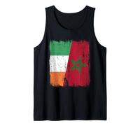 Ireland Morocco Half Flag Irish Moroccan Heritage Jersey Tank Top