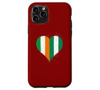 Ireland Nigeria Flag in Cool Heart for Proud Nigerian Irish Case for iPhone 11 Pro