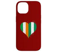 Ireland Nigeria Flag in Cool Heart for Proud Nigerian Irish Case for iPhone 14