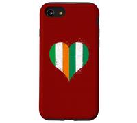 Ireland Nigeria Flag in Cool Heart for Proud Nigerian Irish Case for iPhone SE (2020) / 7/8