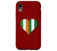 Ireland Nigeria Flag in Cool Heart for Proud Nigerian Irish Case for iPhone XR
