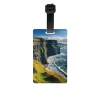Ireland Outdoors County Clare The Cliffs Luggage Labels For Suitcase Durable Identifiers Bag Labels For Easy Bag Recognition Essential For Travel