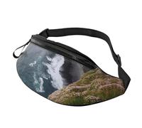 Ireland Outdoors County Clare The Cliffs Outdoor Sports Waist Bag & Casual Chest Pack, Adjustable Unisex Fanny Pack for Hiking/Running/Cycling