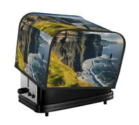 Ireland Outdoors County Clare The Cliffs Print 4-Slice Toaster Cover Dustproof Waterproof Kitchen Appliance Shield Daily Usability