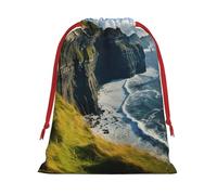 Ireland Outdoors County Clare The Cliffs Print Gift Drawstring Bag Reusable Pouch Festive Decor Party Favor Daily Storage Sack