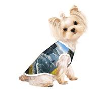 Ireland Outdoors County Clare The Cliffs Print Pet T-Shirt Vest Soft Stretchy Apparel Wear Fashion Tank Top for Indoor Outdoor Use