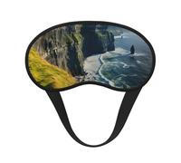 Ireland Outdoors County Clare The Cliffs Print Sleep for Adults Comfortable Eye Mask for Travel Camping Light Blocking Nap Cover