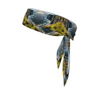 Ireland Outdoors County Clare The Cliffs Print Sport Head Ties Headbands Bandanas Workout Hair Band Athletic Sweatbands for Running Tennis