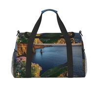 Ireland Outdoors County Clare The Cliffs Print Womens Sports Bags Travel Bag -Duffel Bags for Men,Small Medium Weekender Overnight Bags for Women,Sport Gym Bag