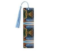 Ireland Outdoors County Clare The Cliffs Print Wooden Bookmark Bookmarks with Tassels Book Marks for Reading Hardcover Books Notebooks