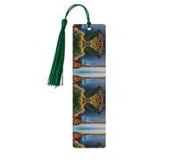 Ireland Outdoors County Clare The Cliffs Print Wooden Bookmark Bookmarks with Tassels Book Marks for Reading Hardcover Books Notebooks