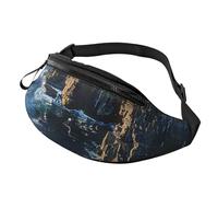 Ireland Outdoors County Clare The Cliffs Printed Fanny Pack for Men Women Crossbody Waist Bag Pack Bum Bag with Adjustable Strap for Hiking Running Travel Cycling