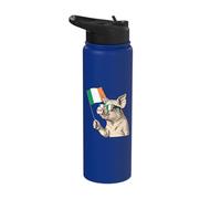 Ireland Pig Sunglasses Irish Pride Irish Roots Irish Flag Stainless Steel Insulated Water Bottle