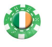 IRELAND POKER CHIP GOLF BALL MARKER