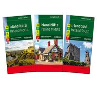 Ireland Road Map - 3 Map Set: 1:150000 scale by Freytag & Berndt | Sheet Map