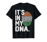 Ireland Roots Flag Fingerprint Graphic Patriotic T-Shirt