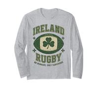 Ireland Rugby No Winners, Only Survivors Long Sleeve T-Shirt